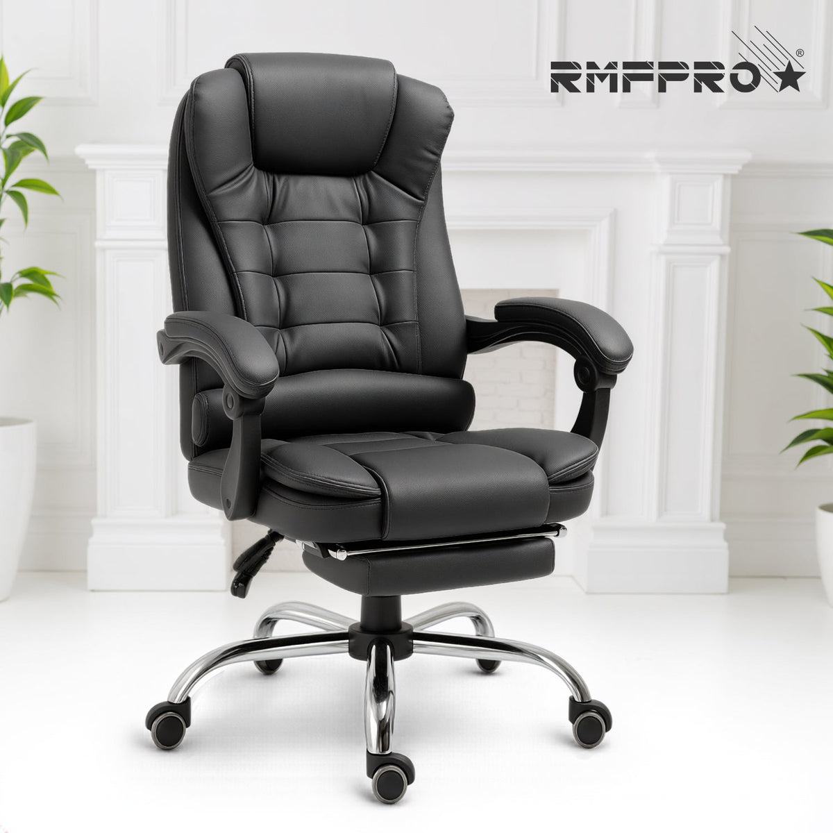 Sedia da ufficio nera RMF PRO – Per la tua postazione