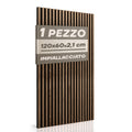 Pannello Decorativo Fonoassorbente in Legno Naturale – Fumo Chiaro 120×60 cm