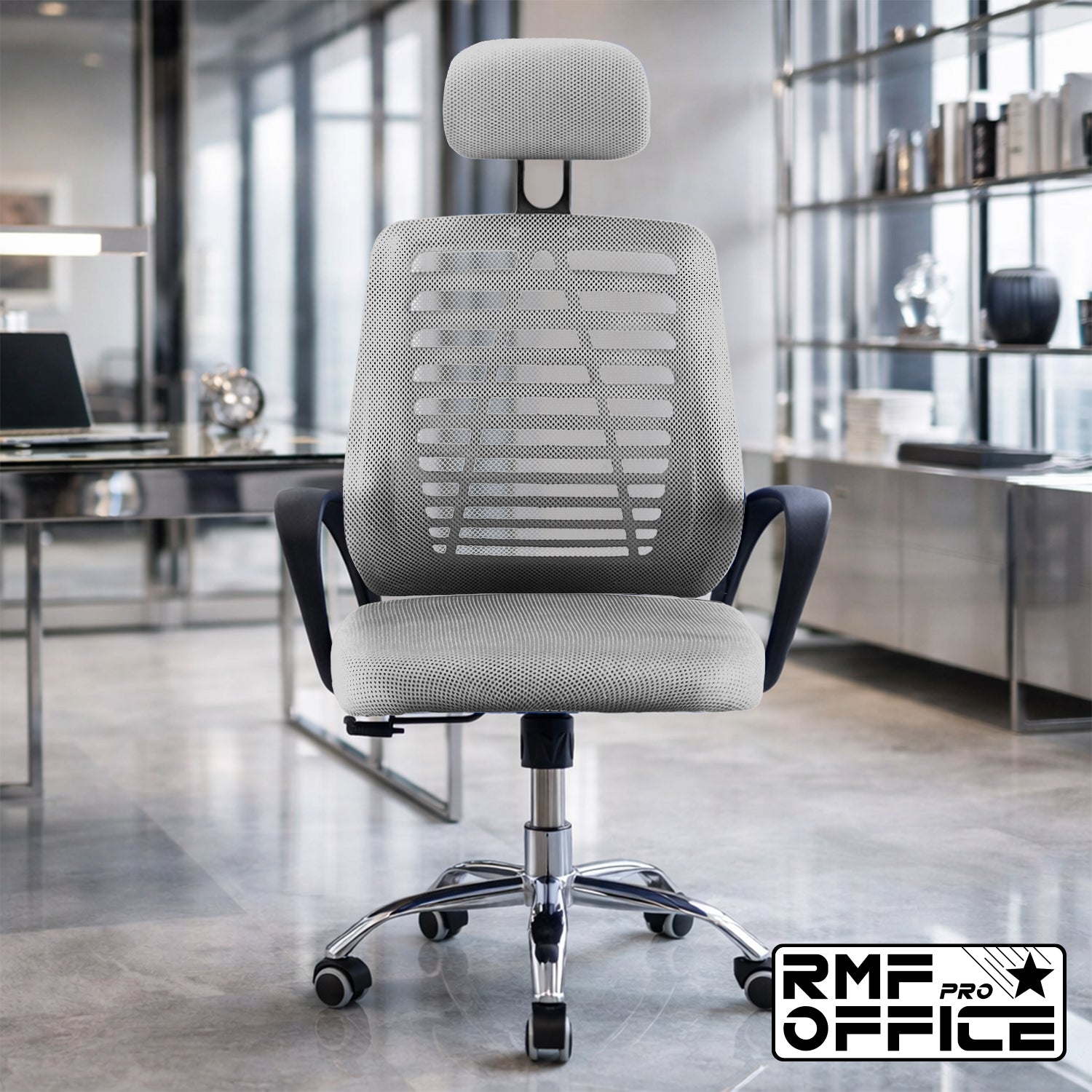 Sedia Ufficio Ergonomica Bianca– Comfort Totale e Design Moderno