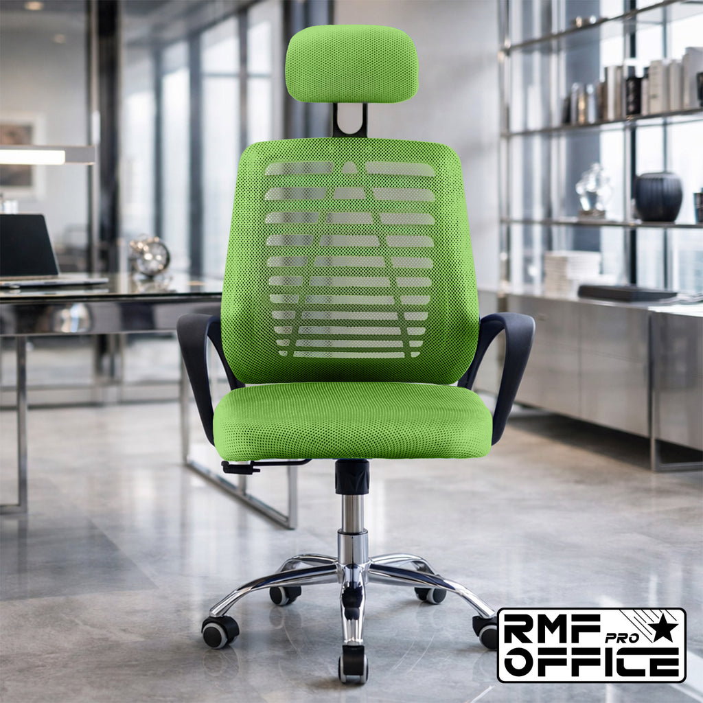 Sedia Ufficio Ergonomica Verde – Comfort Totale e Design Moderno