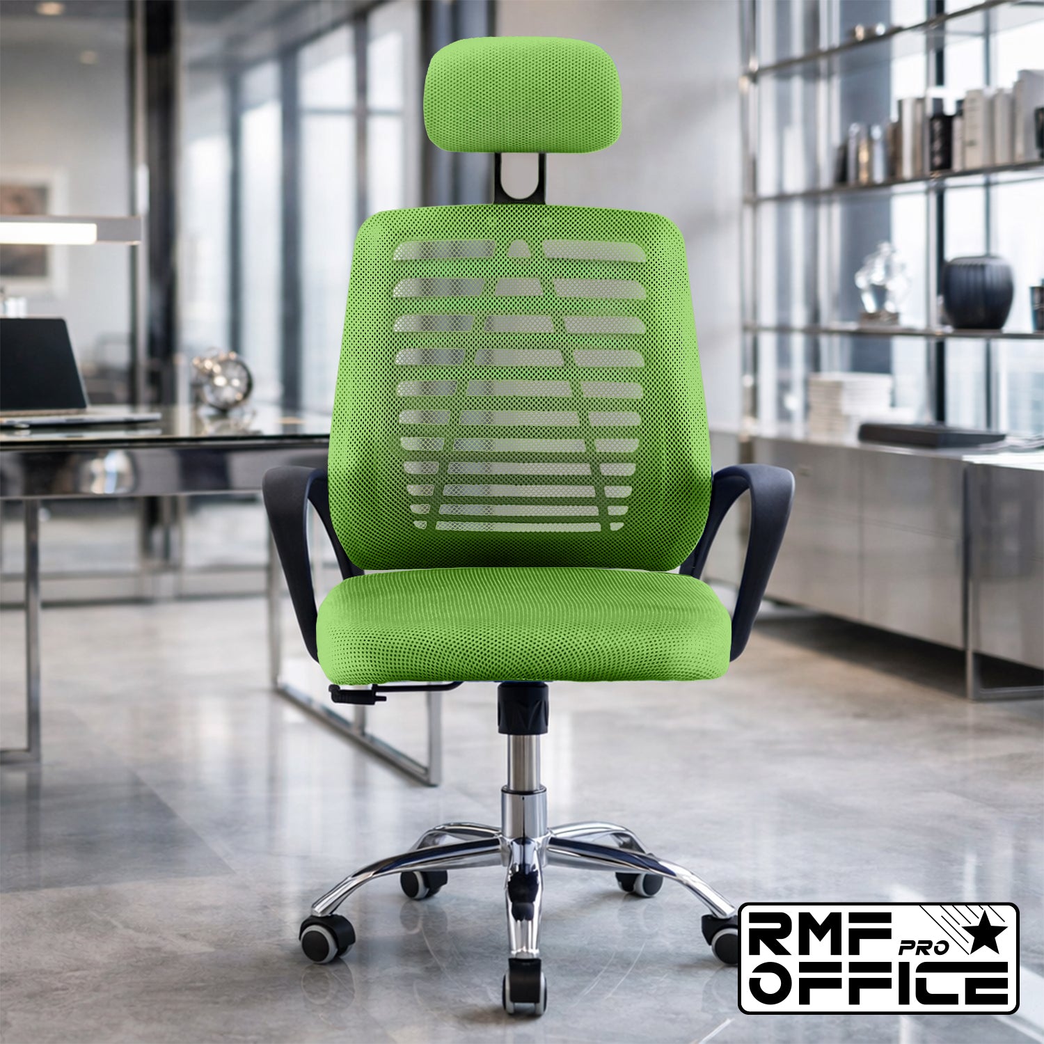 Sedia Ufficio Ergonomica Verde – Comfort Totale e Design Moderno