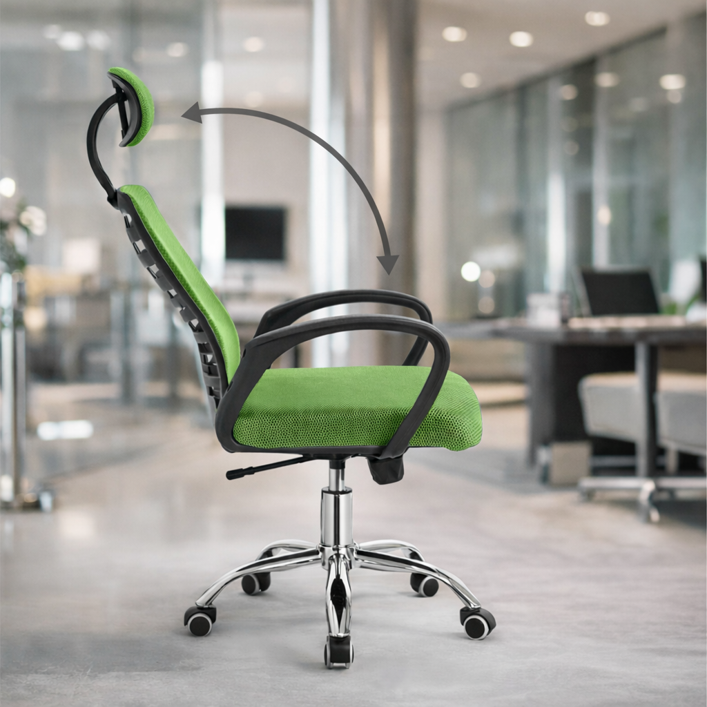 Sedia Ufficio Ergonomica Verde – Comfort Totale e Design Moderno