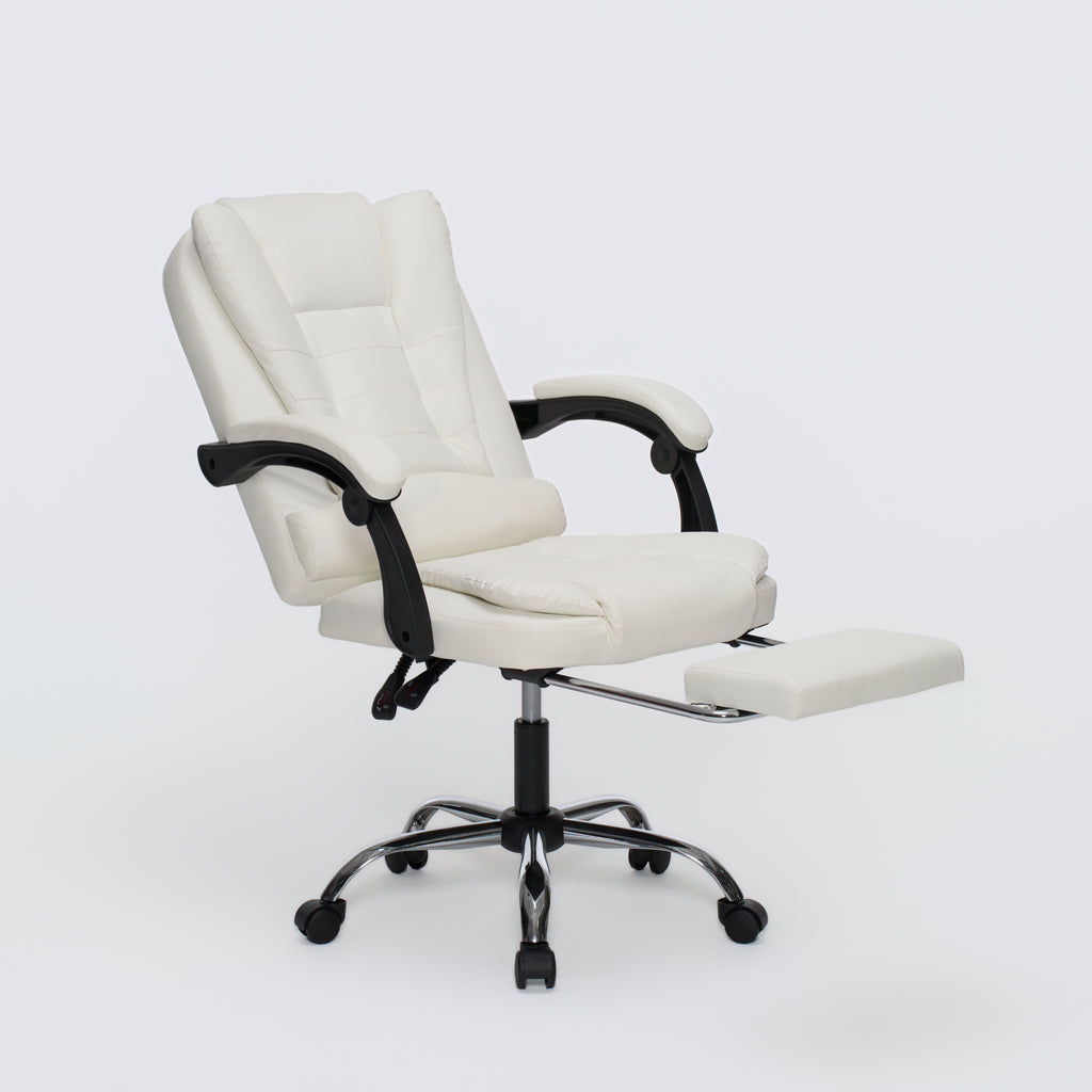 Sedia da Ufficio Bianca Ergonomica RMF – Eleganza e Comfort Professionale