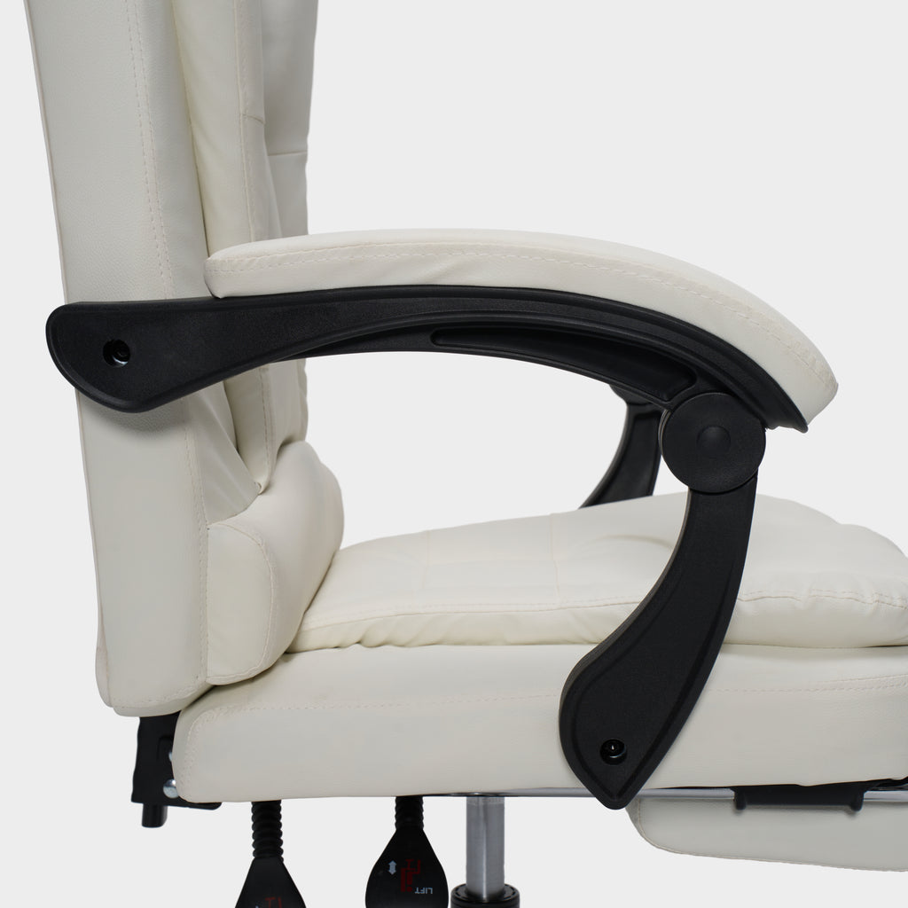 Sedia da Ufficio Bianca Ergonomica RMF – Eleganza e Comfort Professionale