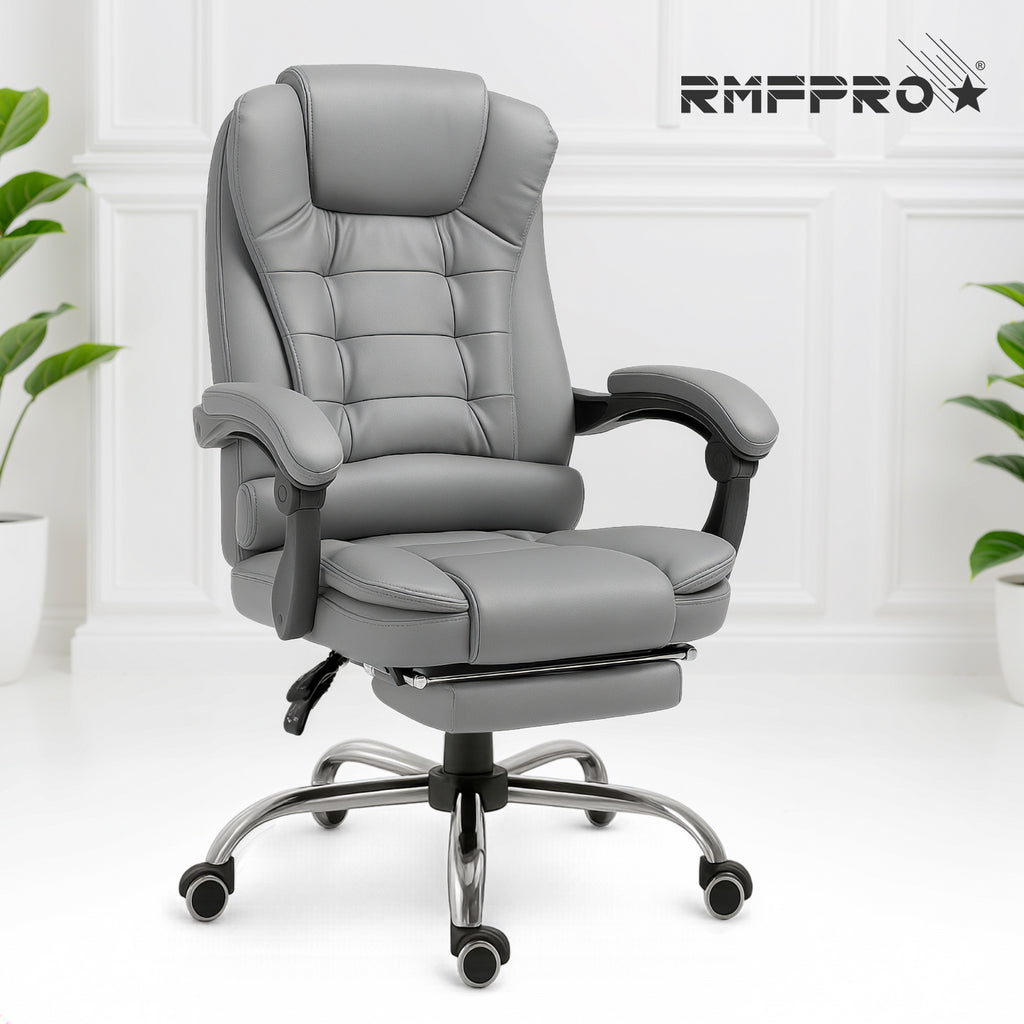 Sedia da Ufficio Grigia Ergonomica RMF – Comfort e Stile Professionale